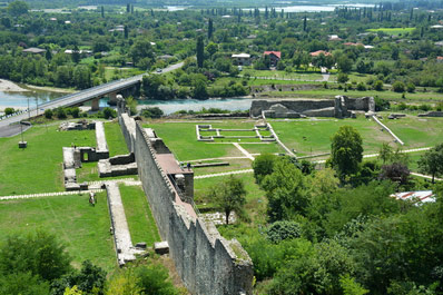 Ruins of a fortress in the village of Nokalakevi