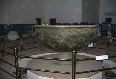 Holy Cauldron Taikazan in Turkestan, Kazakhstan