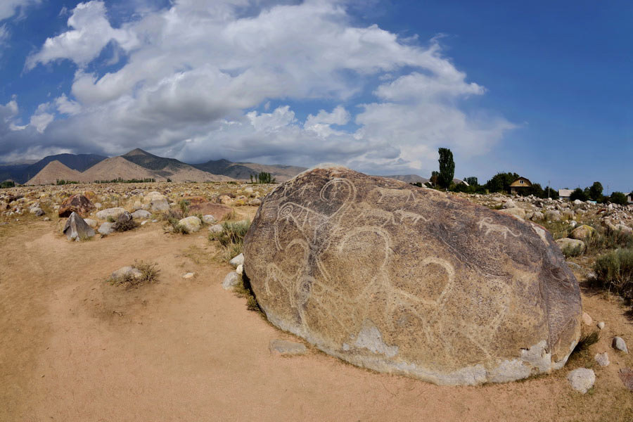 Cholpon Ata Petroglyphs, Kyrgyzstan