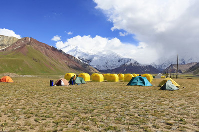 Achik-Tash Base Camp