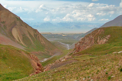 Ascent to the base camp