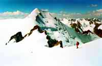 Talgar Mountain Peak. Rocky districts of Kazakhstan