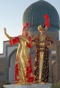 The theatre of historical clothes, Samarkand