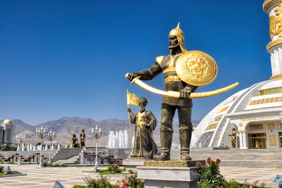 Ашхабад - столица Туркменистана. Путеводитель, достопримечательности,  фотографии.