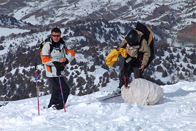 The ski resort Beldersay, Uzbekistan