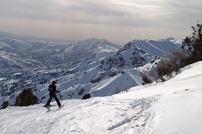 The ski resort Beldersay, Uzbekistan