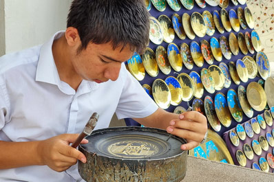 Uzbek Copper Embossing