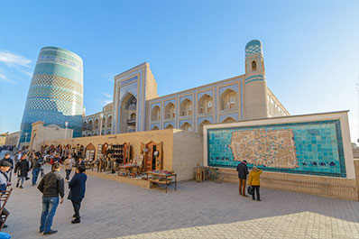 One of the main streets of Ichan-Kala, Khiva