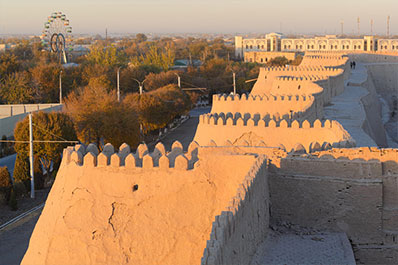 Walls of Ichan-Kala, Khiva