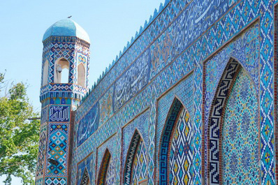 Стены дворца Худояр-хана, Коканд, Узбекистан