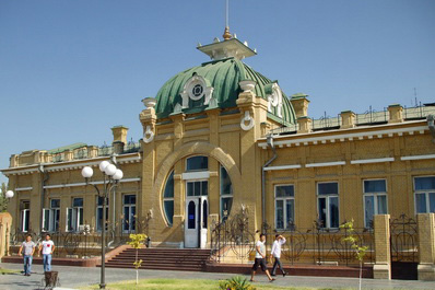 Russian building of 19th century, Kokand, Uzbekistan