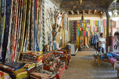 Yodgorlik silk factory, Margilan, Uzbekistan