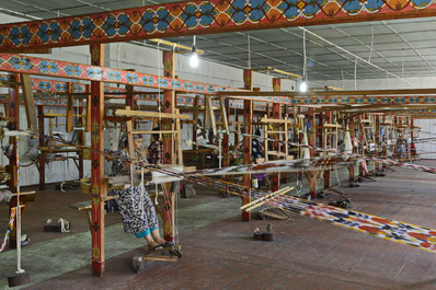 Yodgorlik silk factory, Margilan, Uzbekistan