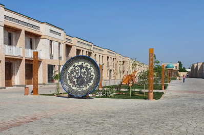 Традиционная керамика Риштана, Мастерская Алишера Назирова, Узбекистан