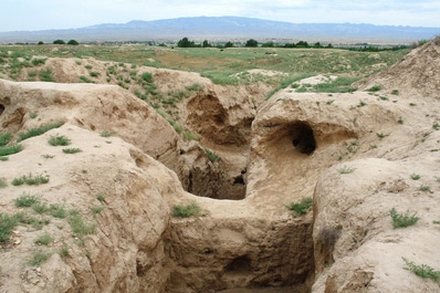 Городище Дальверзинтепе, окрестности Термеза