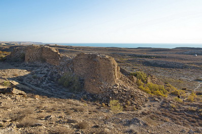 Курганча-кала, Аральское море