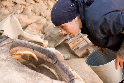 Baking Bread in Nuratau Villages