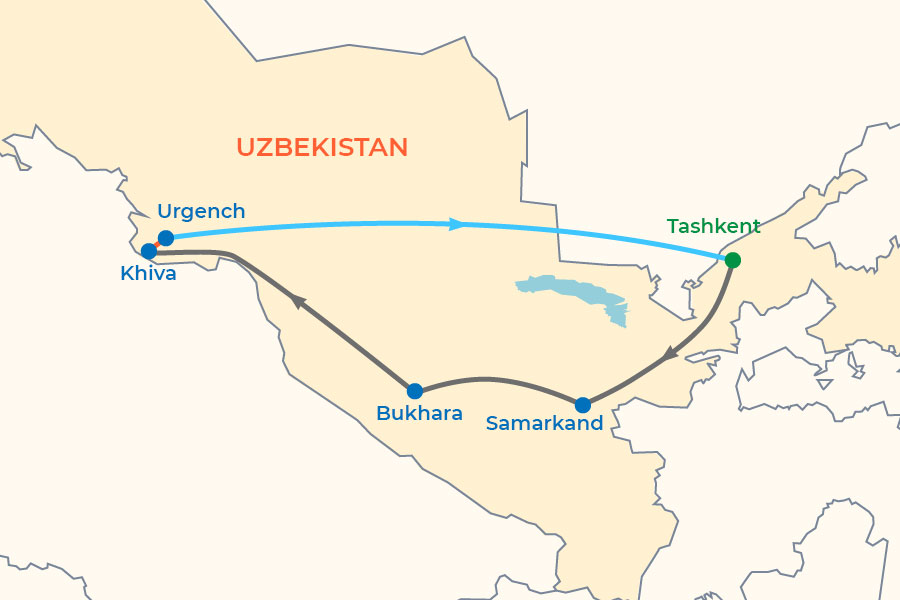 Откуда ташкент. Ташкент Самарканд Бухара Хива на карте. Узбекистан на карте. Ташкент Самарканд Бухара на карте. Хива на карте Узбекистана.