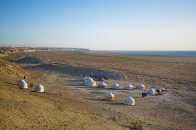 Yurt camp