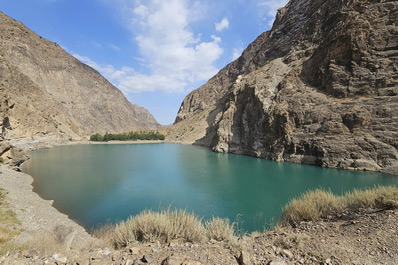 Seven Lakes in Fann Mountains