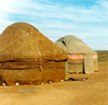 Pictures of Ayaz-Kala yurts